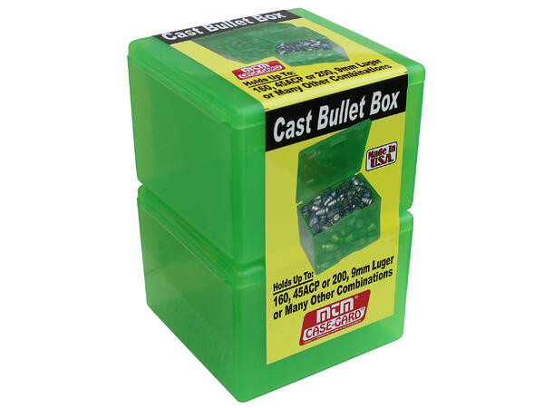 MTM Kuleboks 2-pakk Grønn CAST-1-16, For oppbevaring av løse kuler